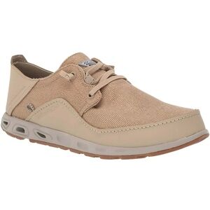 COLUMBIA bahama vent loco relax III cream/tan boat shoes men Size 9 lightweight